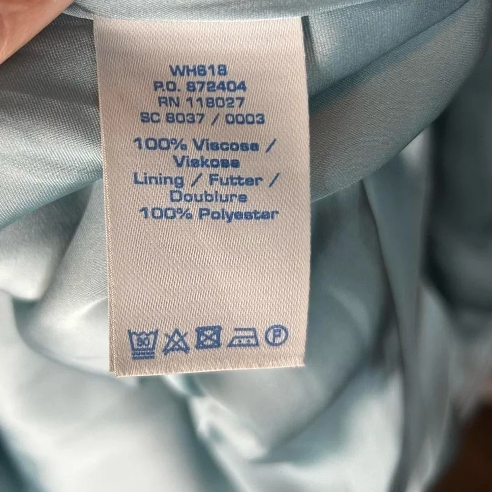 Feminine Fit & Flare -Boden Baby Blue Silk-Lined Dress | US 2 / UK 6